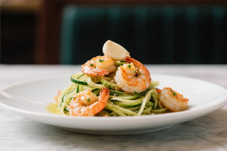 Garlic Butter Shrimp Zoodles – A Quick, Light, and Flavor-Packed Dinner