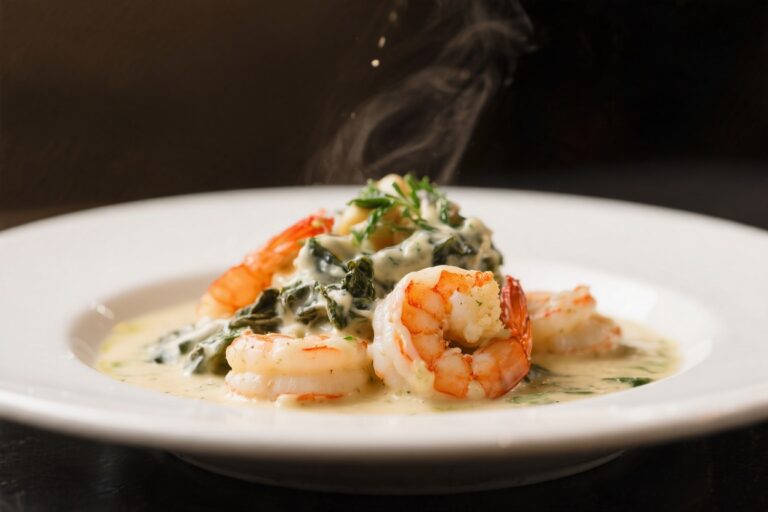Creamy Tuscan Shrimp – A Cozy, Flavor-Packed Skillet Dinner