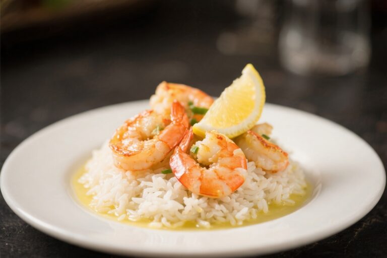Lemon Butter Shrimp With Rice – Bright, Buttery, and Ready Fast