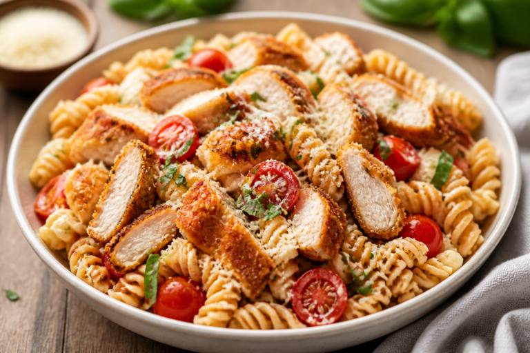 Protein Packed Chicken Parmesan Pasta Salad – A Fresh, Hearty Meal Prep Favorite