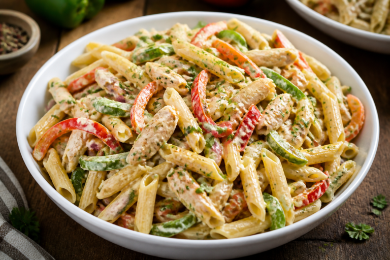 High Protein Philly Chicken Pasta Salad – A Fresh Take on a Comfort Classic