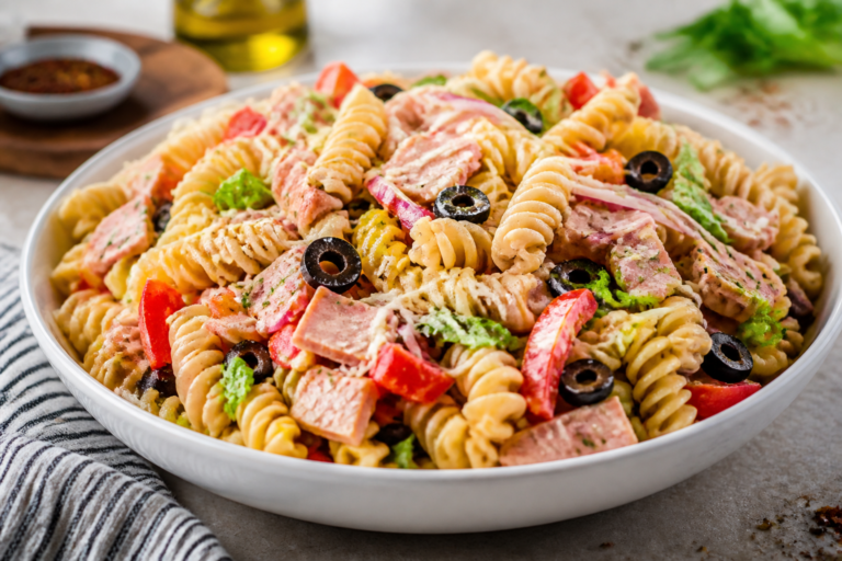High Protein Italian Sub Pasta Salad – A Hearty, Make-Ahead Meal