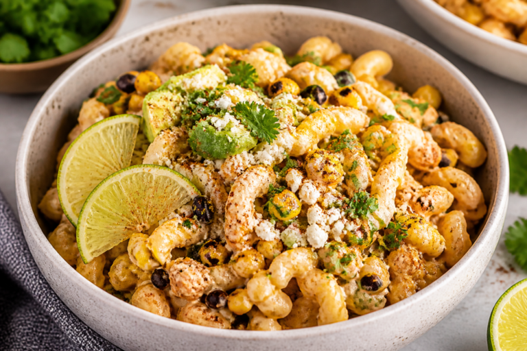 High Protein Street Corn Taco Pasta Salad – Fresh, Filling, and Perfect for Meal Prep