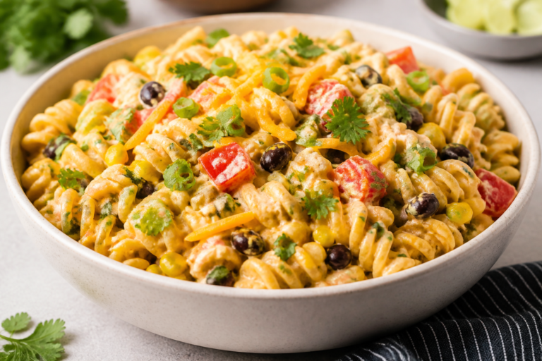 Creamy Southwest Taco Pasta Salad – A Zesty, Crowd-Pleasing Favorite