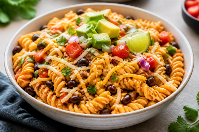 High Protein Loaded Taco Pasta Salad – A Hearty, Flavor-Packed Meal