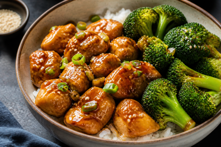 Honey Garlic Chicken & Broccoli Bowls – Simple, Saucy, and Satisfying