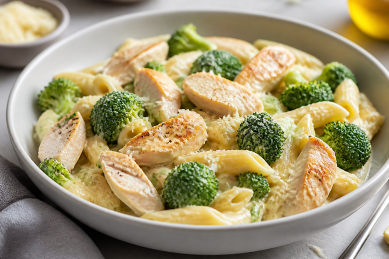 Healthy Chicken Broccoli Alfredo – Creamy, Comforting, and Lighter