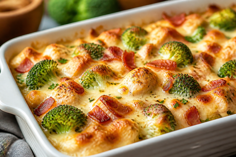 Chicken Broccoli Bacon Ranch Bake – A Comforting Weeknight Favorite