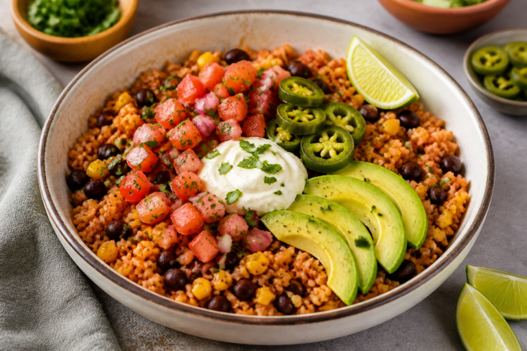 Mexican Cauliflower Rice Bowls – A Fresh, Flavor-Packed Weeknight Meal