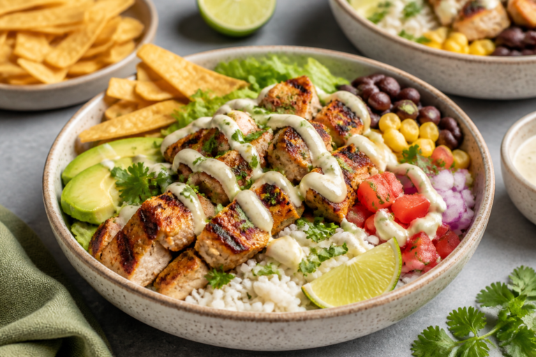Grilled Chicken Street Taco Bowls – Fresh, Flavorful, and Easy