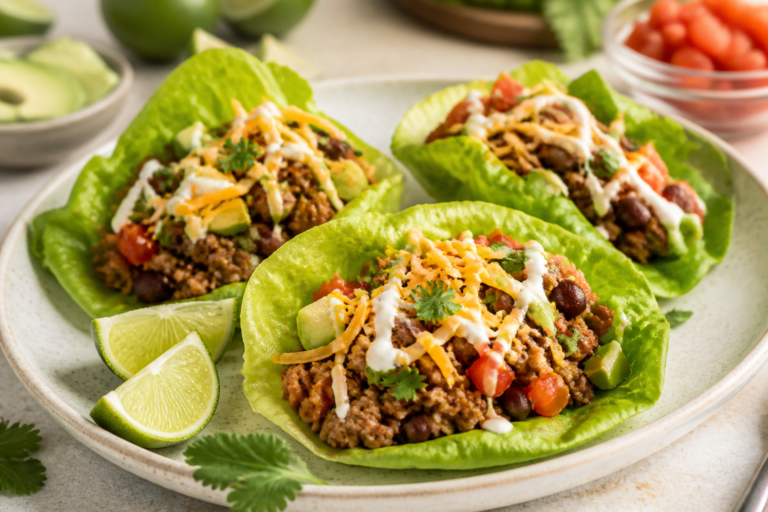 Protein Packed Taco Lettuce Wraps – A Fresh, Flavorful Weeknight Win