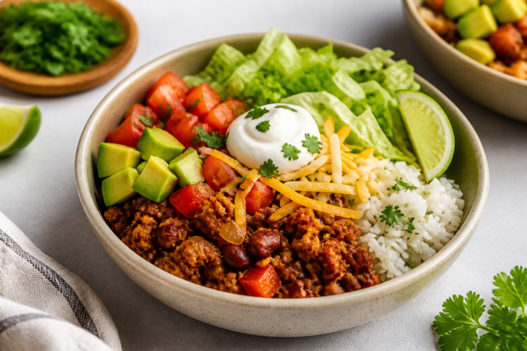 Easy Mexican Ground Turkey Bowls – Flavorful, Fast, and Weeknight-Friendly