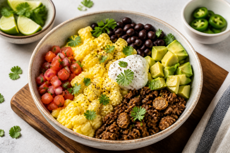 High Protein Mexican Breakfast Bowls – A Hearty, Flavor-Packed Start
