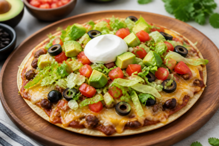 Healthy Mexican Pizza Recipe – Lighter, Flavor-Packed, and Easy
