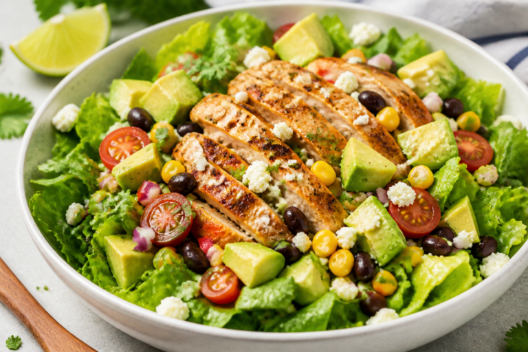 Mexican Chicken & Avocado Salad – Fresh, Zesty, and Satisfying