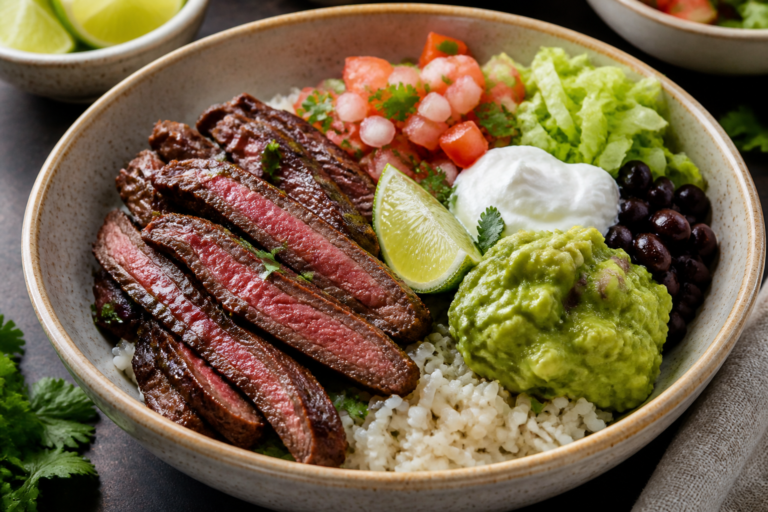 Easy Healthy Carne Asada Bowls – A Fresh, Flavor-Packed Weeknight Dinner