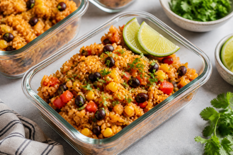 Healthy Mexican Rice Meal Prep – Flavorful, Fresh, and Ready for the Week