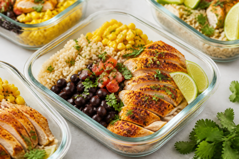 Healthy Salsa Chicken Meal Prep – Simple, Flavor-Packed Lunches