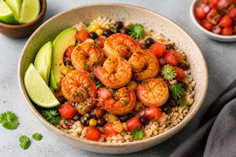 Healthy Mexican Shrimp Rice Bowls – Bright, Fresh, and Weeknight Easy