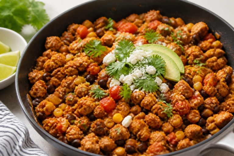Easy Mexican Ground Turkey Skillet – Weeknight Flavor in One Pan