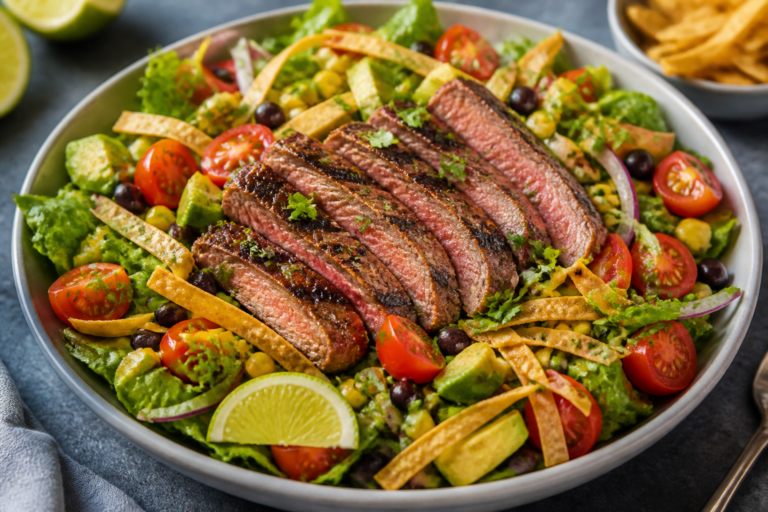 Healthy Steak Taco Salad – Fresh, Filling, and Weeknight-Friendly