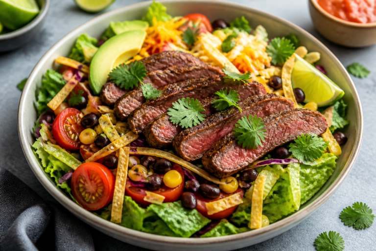 Healthy Steak Taco Salad – Fresh, Flavorful, and Satisfying