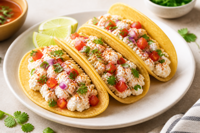 Easy Mexican Cottage Cheese Tacos – A Quick, Protein-Packed Weeknight Favorite