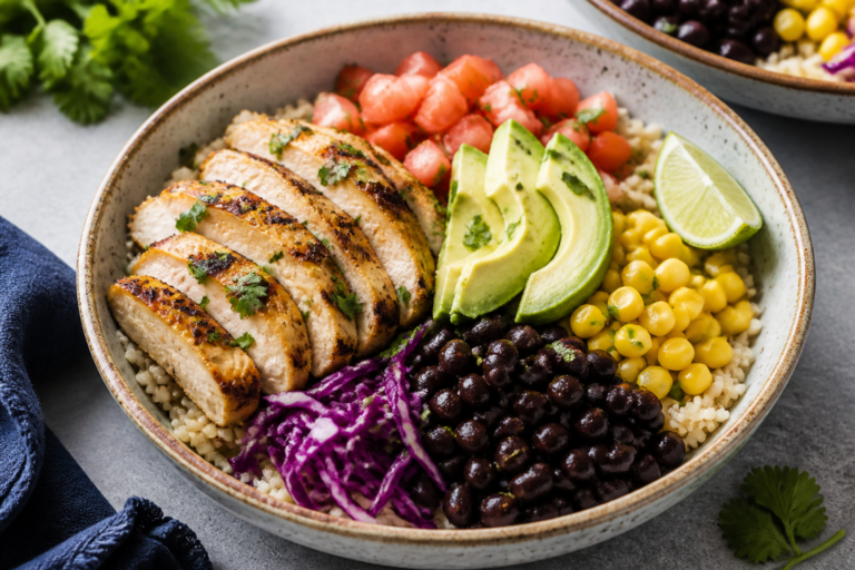 Healthy Southwest Chicken Bowls – Bright, Fresh, and Filling