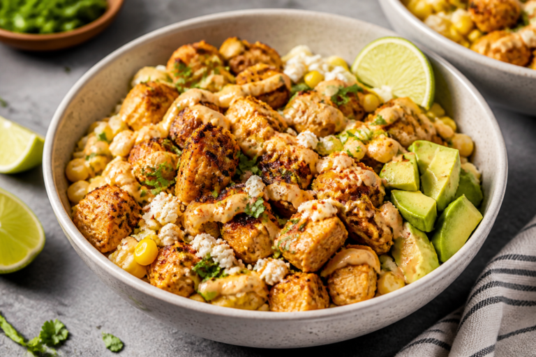Healthy Chicken Street Corn Bowls – Fresh, Flavorful, and Satisfying