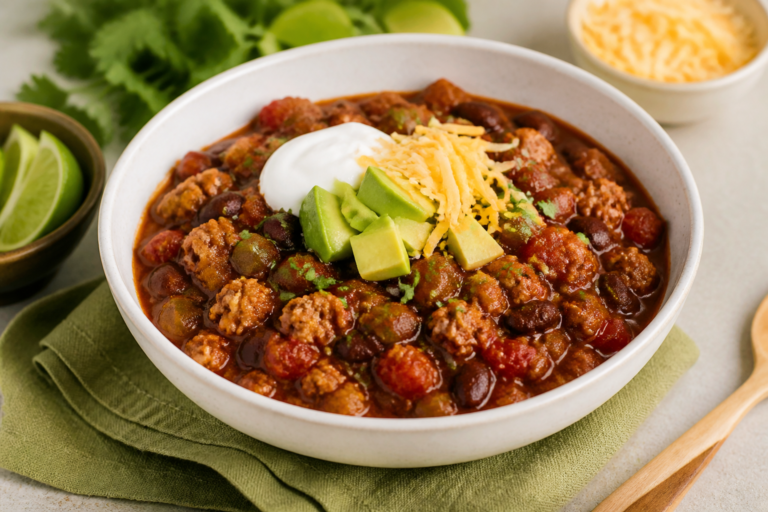 Healthy Mexican Turkey Chili – Big Flavor, Light and Satisfying