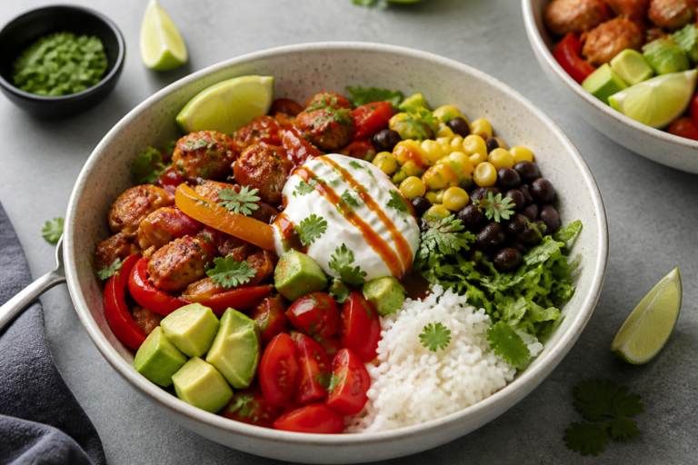 Healthy Sheet Pan Taco Bowls – Easy, Flavorful, and Weeknight-Friendly