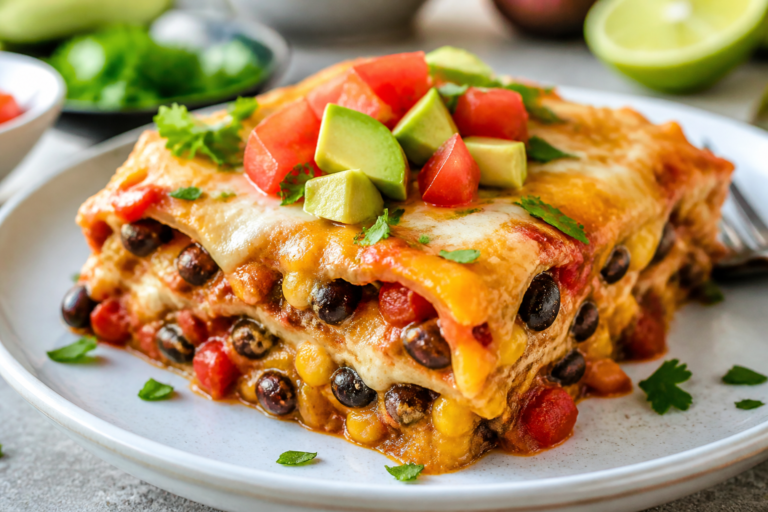 Healthy Mexican Lasagna – A Lighter, Flavor-Packed Weeknight Favorite