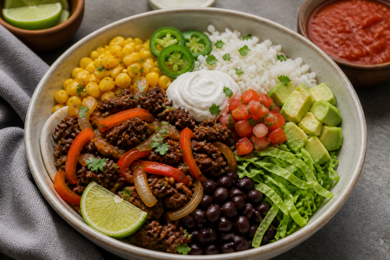 Healthy Southwest Beef Bowls – A Fresh, Flavor-Packed Weeknight Meal