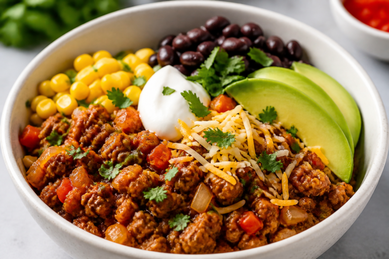 Healthy Ground Turkey Enchilada Bowls – A Fresh, Weeknight-Friendly Favorite