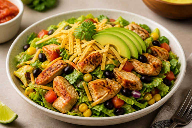 Healthy Taco Chicken Salad – Fresh, Zesty, and Satisfying