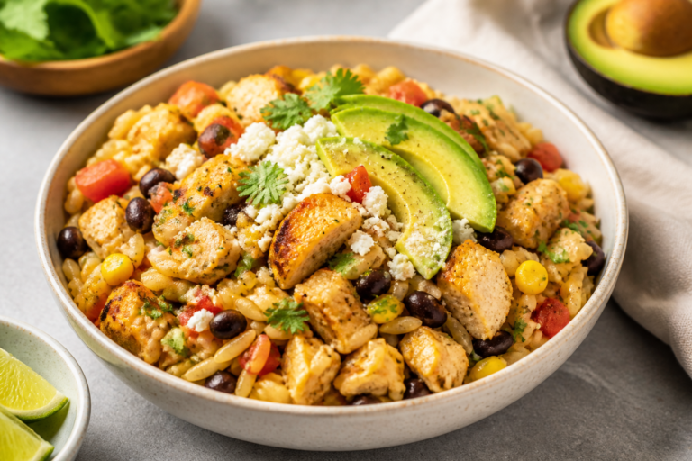 Healthy Mexican Chicken Orzo – Bright, Flavorful, and Weeknight Easy