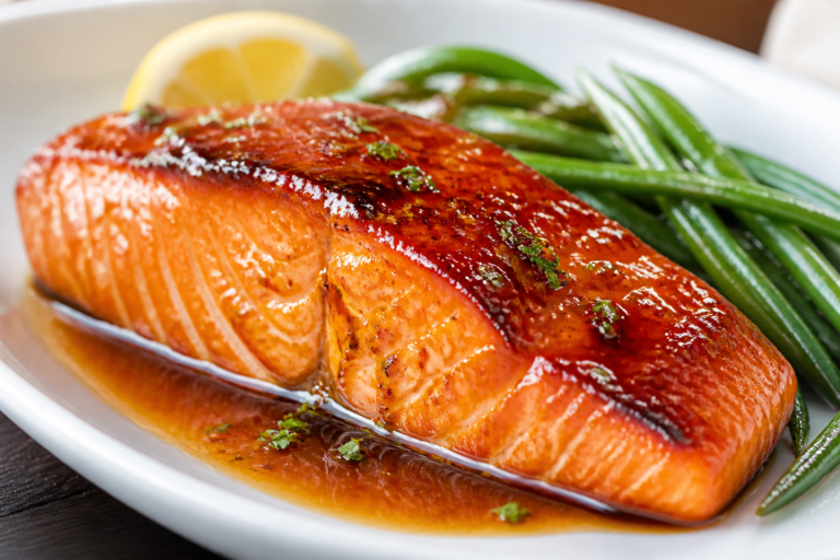 Brown Sugar Bourbon Glazed Salmon – Sweet, Smoky, and Weeknight-Friendly