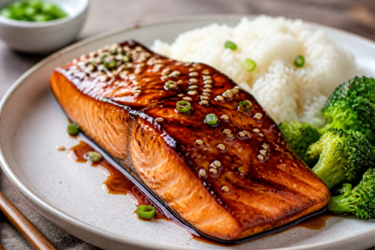 Teriyaki Glazed Salmon – Sweet, Savory, and Weeknight Easy