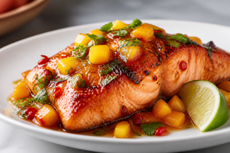 Mango Chili Glazed Salmon – Sweet Heat for a Weeknight Win