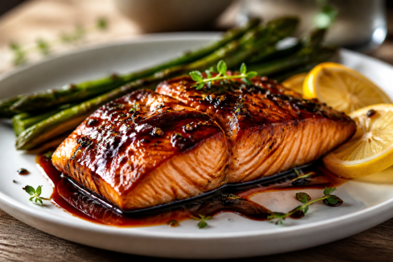 Balsamic Glazed Salmon – A Simple, Flavor-Packed Weeknight Dinner