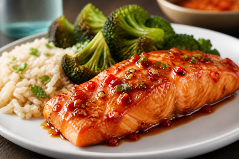 Sweet Heat Glazed Salmon – A Balanced, Flavor-Packed Weeknight Winner