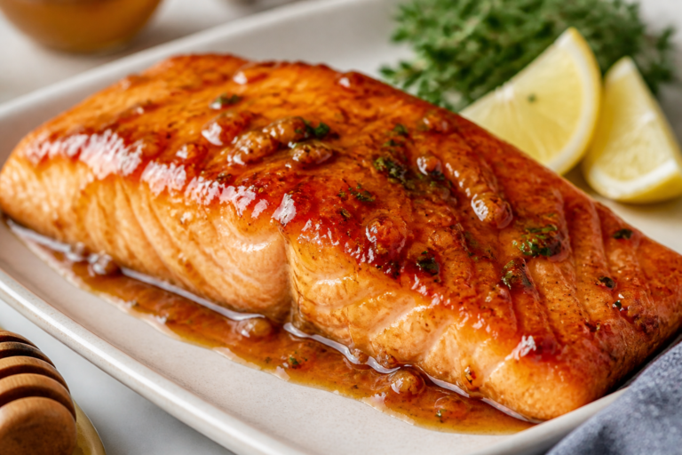 Sticky Honey Butter Salmon – Sweet, Savory, and Ready in Minutes