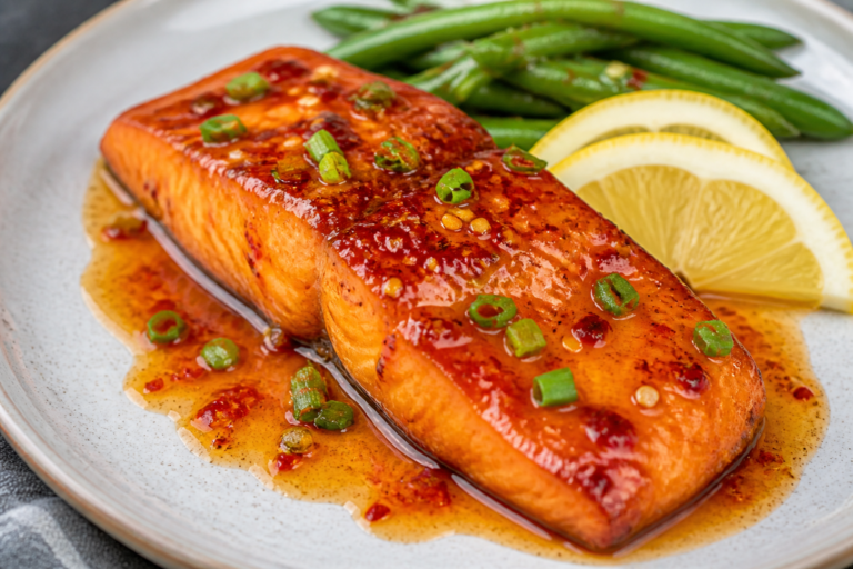 Sweet & Spicy Honey Salmon – A Fast, Flavor-Packed Weeknight Favorite