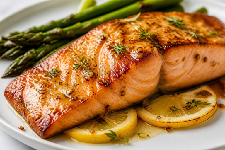 Honey Mustard Glazed Salmon – Easy, Flavorful, Weeknight-Friendly