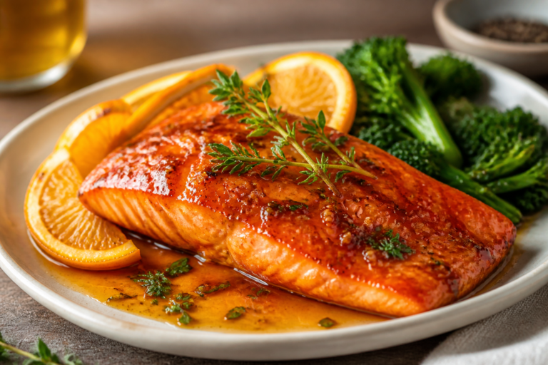 Sticky Orange Honey Salmon – Bright, Sweet, and Perfect for Weeknights