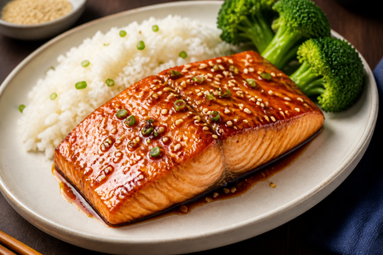 Sweet Garlic Teriyaki Salmon – A Flavorful Weeknight Favorite