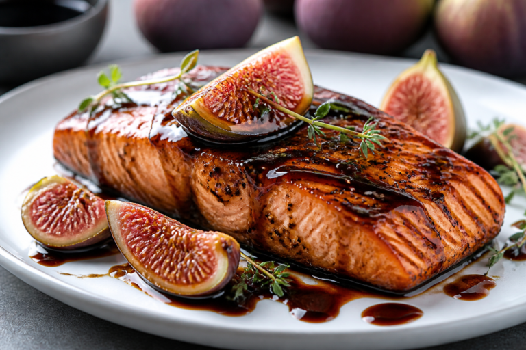 Fig Balsamic Salmon – Sweet, Savory, and Weeknight Friendly