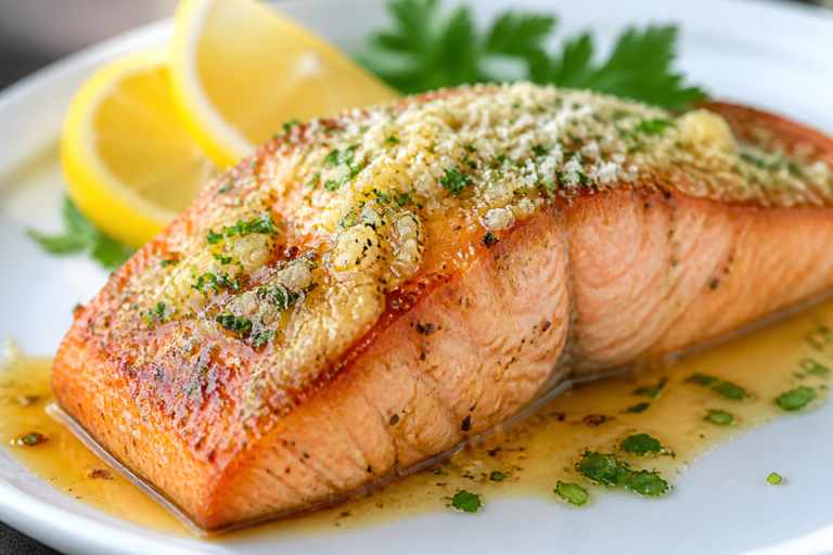Garlic Butter Parmesan Salmon – Simple, Flavor-Packed, and Weeknight Friendly