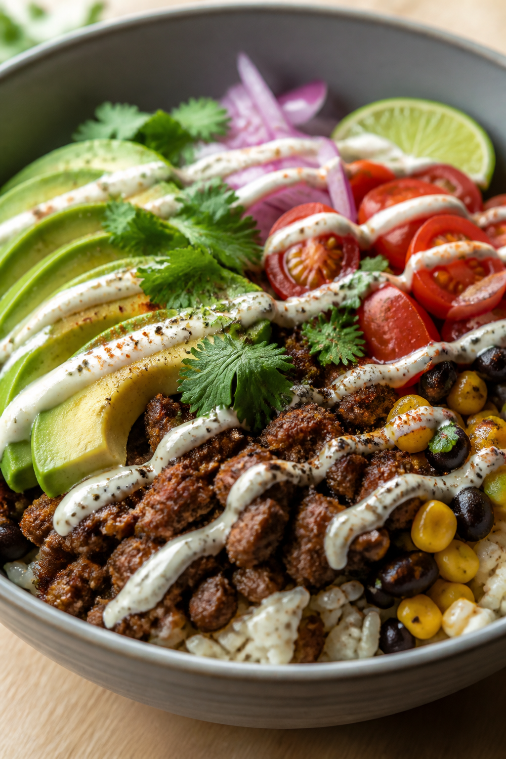 Final dish hero – restaurant-quality presentation: Close-up, three-quarter angle of the finished S