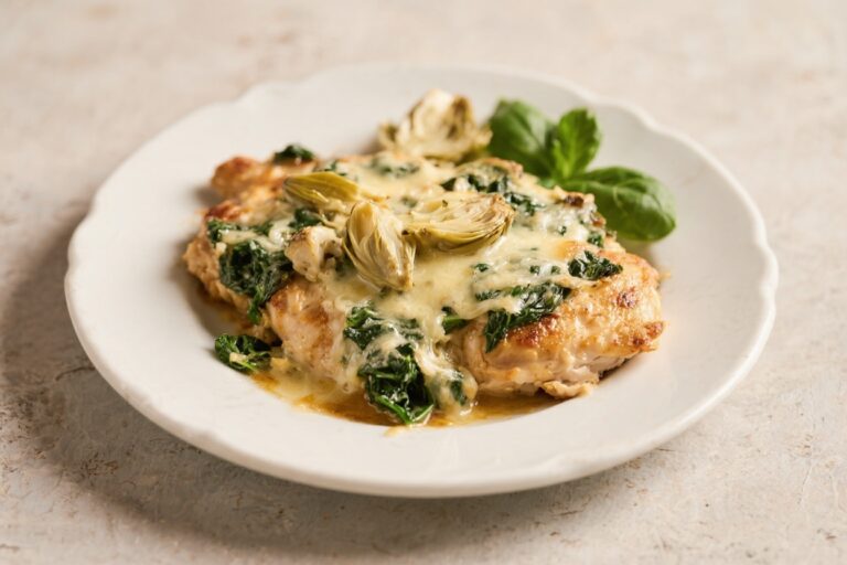 Cheesy Spinach Artichoke Chicken – Comfort Food With A Fresh Spin